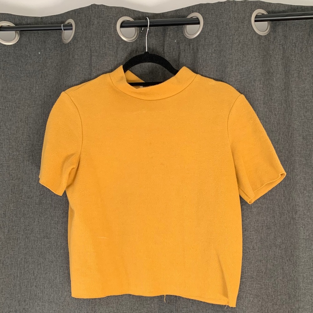 ZARA Turtleneck Cropped Sweater